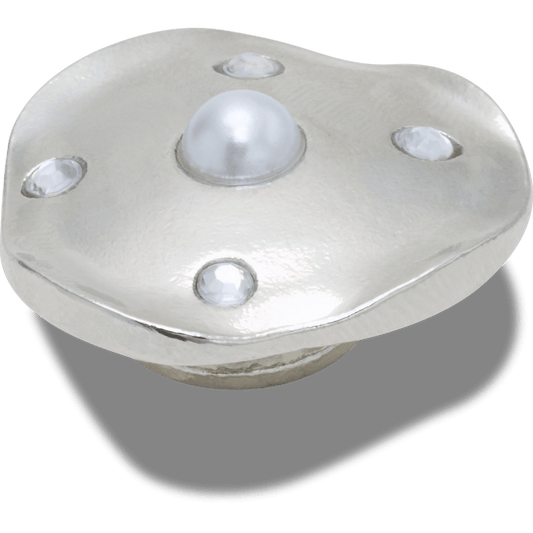Silver and Pearl Disc Jibbitz™ charms - Crocs