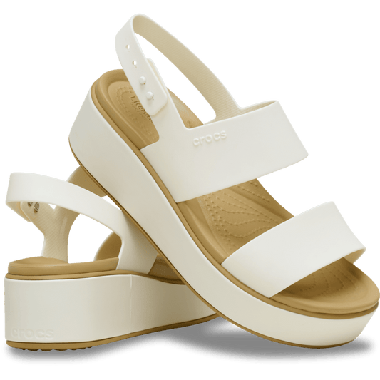 Brooklyn Matte Wrap Low Wedge - Crocs