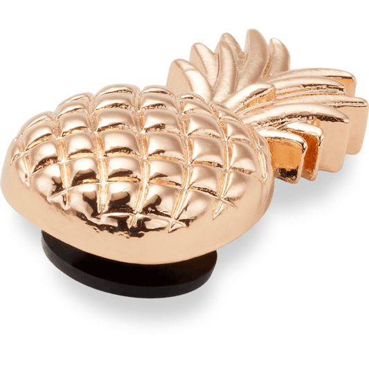 Gold Pineapple Jibbitz Shoe Charm - Crocs