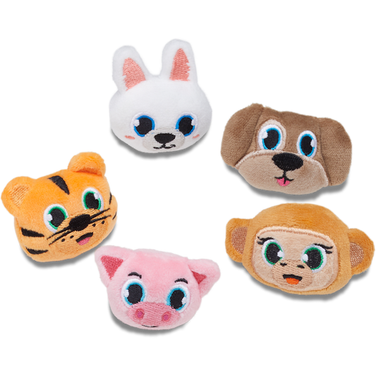 Fuzzy Animal 5 Pack Jibbitz™ charms - Crocs