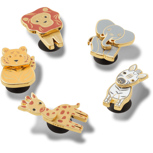Enamel Safari 5 Pack Jibbitz™ charms - Crocs