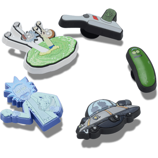 Rick and Morty 5 Pack Jibbitz™ charms - Crocs