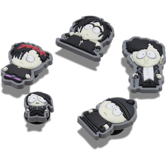 South Park Goth Kids 5 Pack Jibbitz Shoe Charm - Crocs