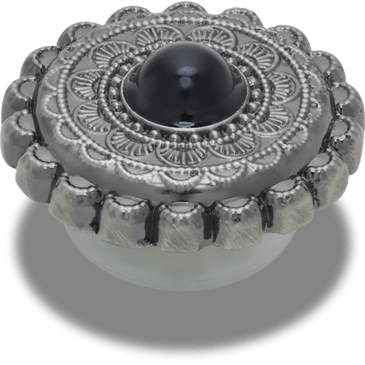 Silver and Black Emblem Jibbitz™ charms - Crocs