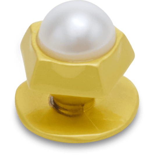 Gold Pentagon Pearl Jibbitz™ charms - Crocs