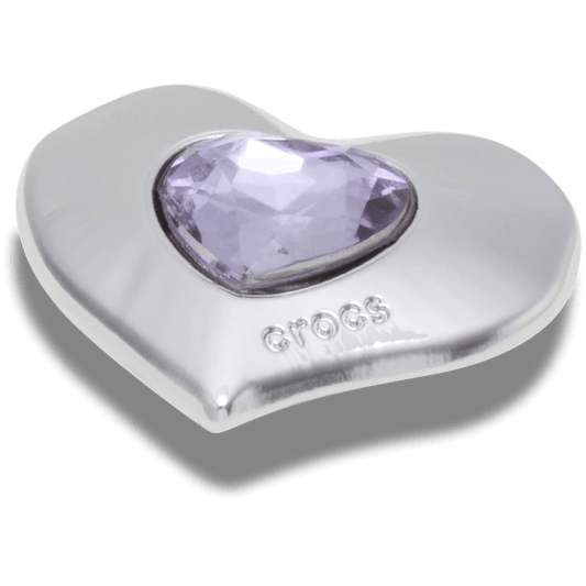 SilverandPurple SMT Gem Heart Jibbitz™ charms - Crocs