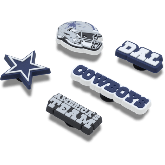 NFL Dallas Cowboys 5 Pack Jibbitz Shoe Charm - Crocs