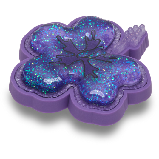 Squish Purple Hibiscus Jibbitz™ charms - Crocs