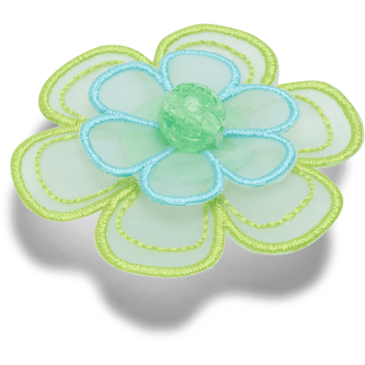 Green Mesh Flower Jibbitz™ charms - Crocs