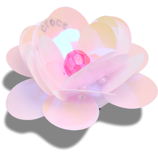 Sequin Pink Flower Jibbitz™ charms - Crocs