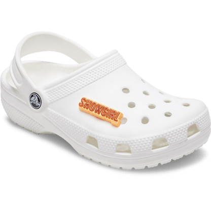Orange Glitter Sign Jibbitz™ charms - Crocs