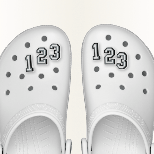 Number 0-9 Jibbitz Shoe Charm - Crocs