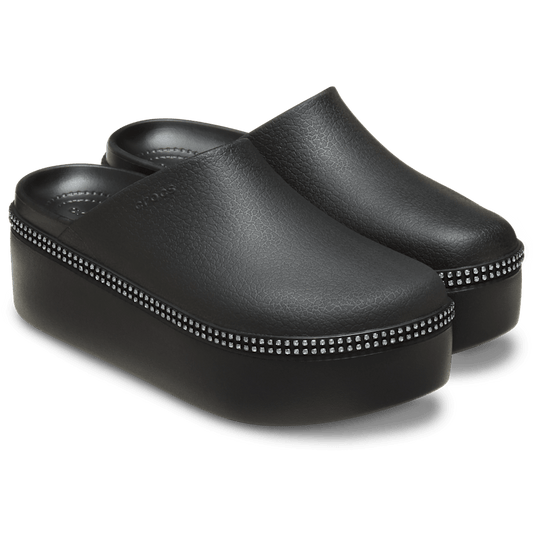 Dylan Platform Diamante Clog - Crocs