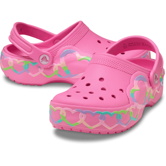 Kids' Classic Heart Lights Clog - Crocs