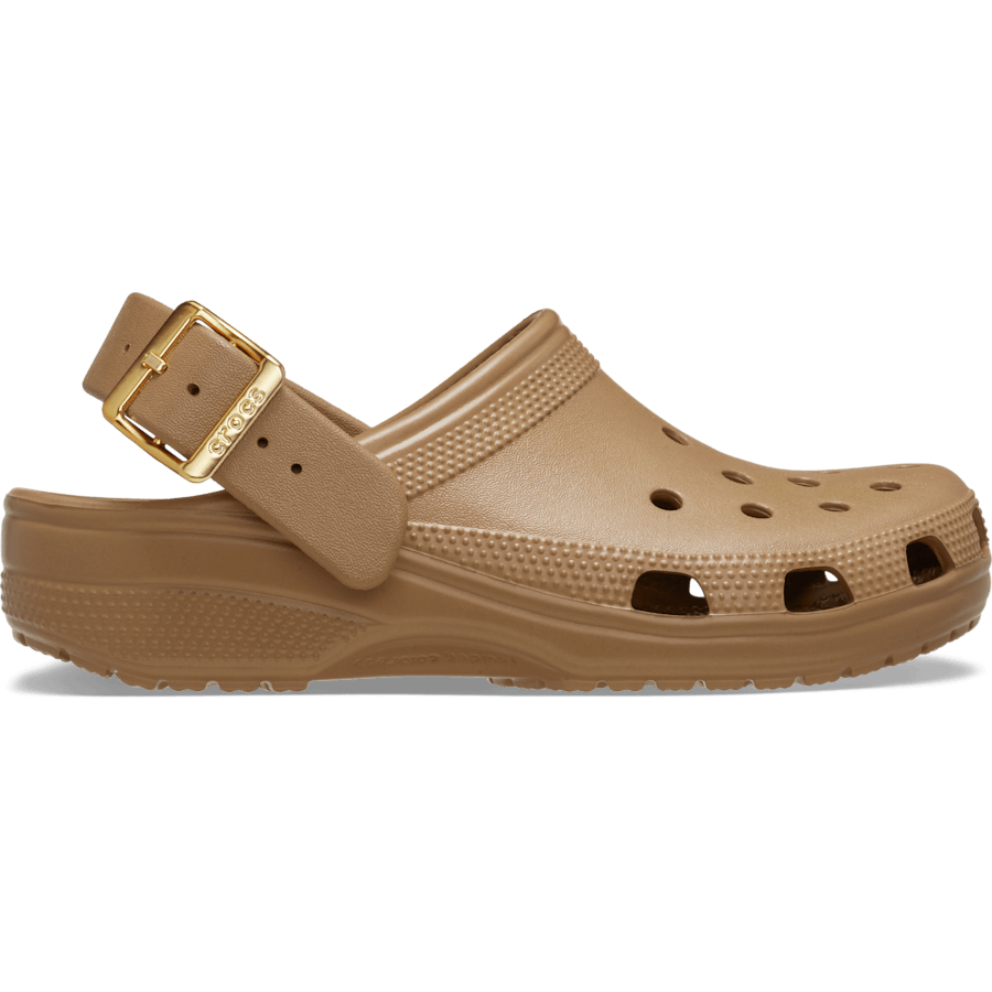 Classic Metallic Buckle Clog - Crocs
