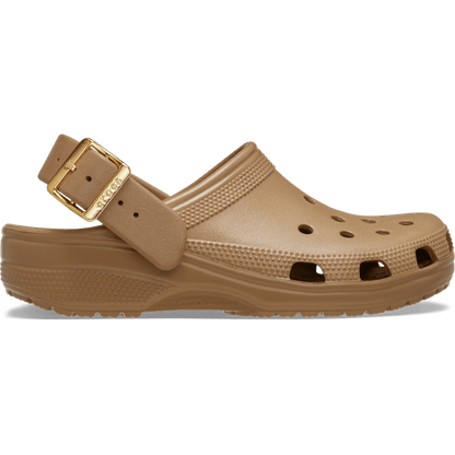 Classic Metallic Buckle Clog - Crocs